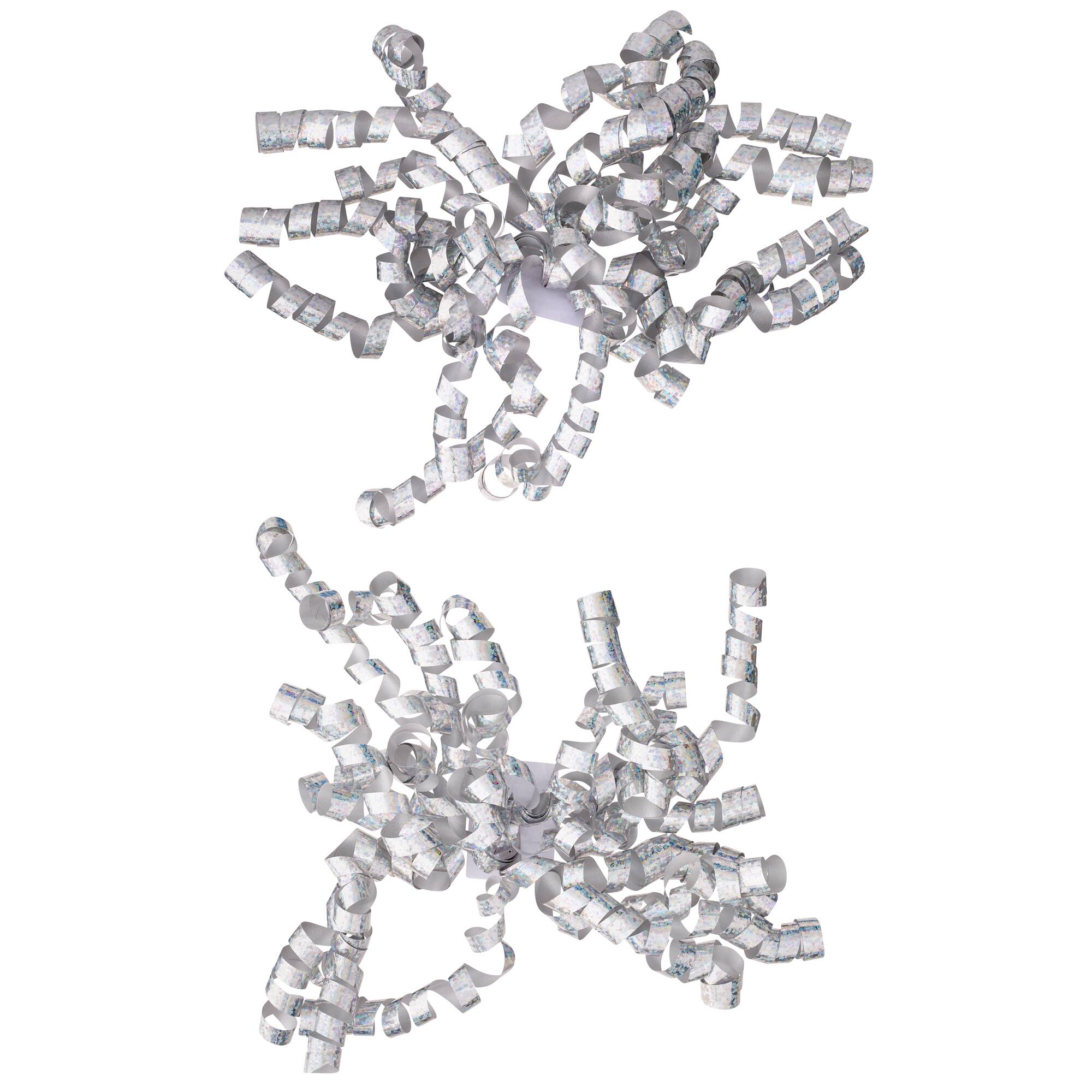 Silver Holographic Twisty Bows By Celebrate It™